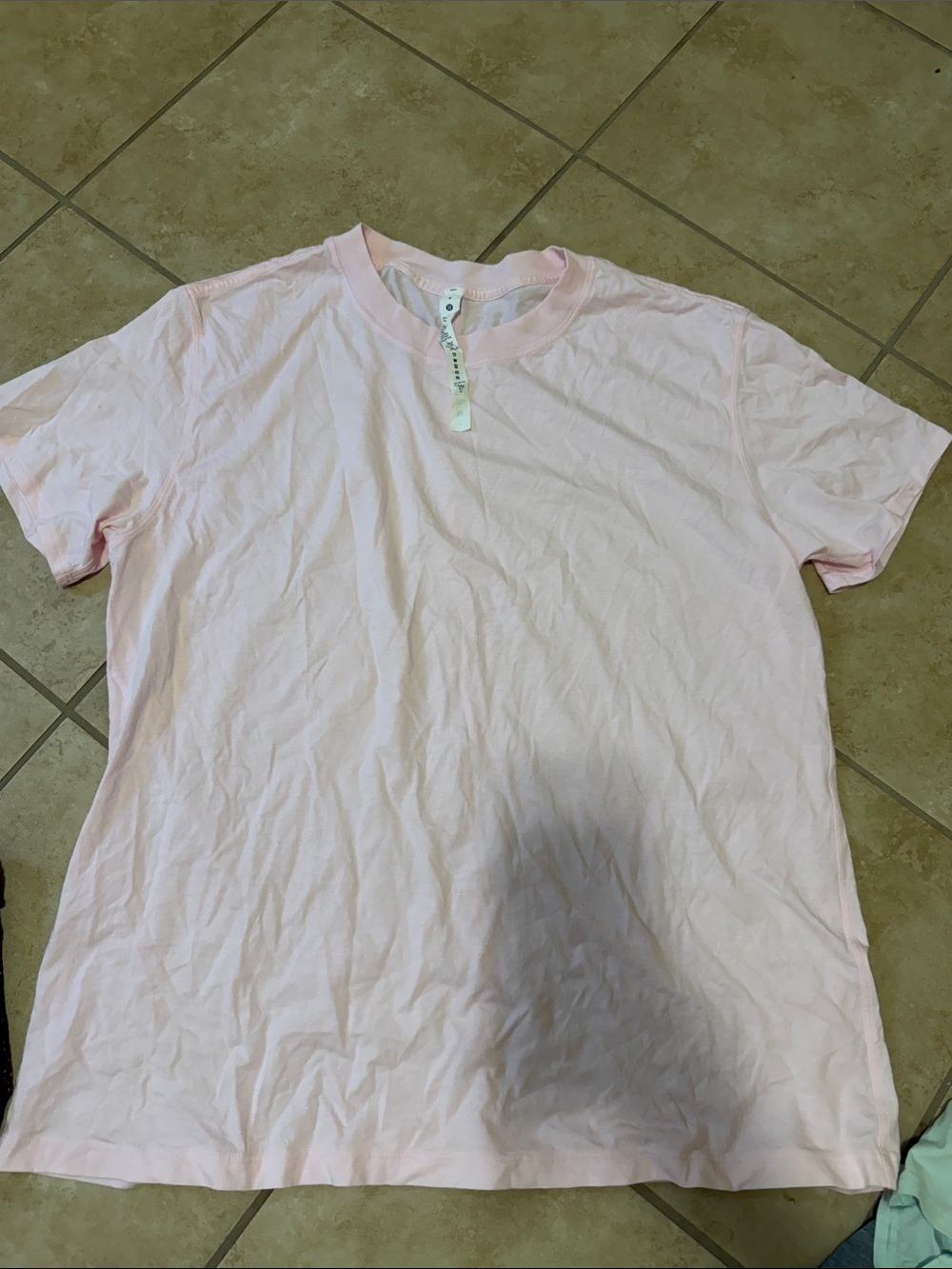 NWOT lululemon athletica All Yours Tee  - strawberry milkshake size 8